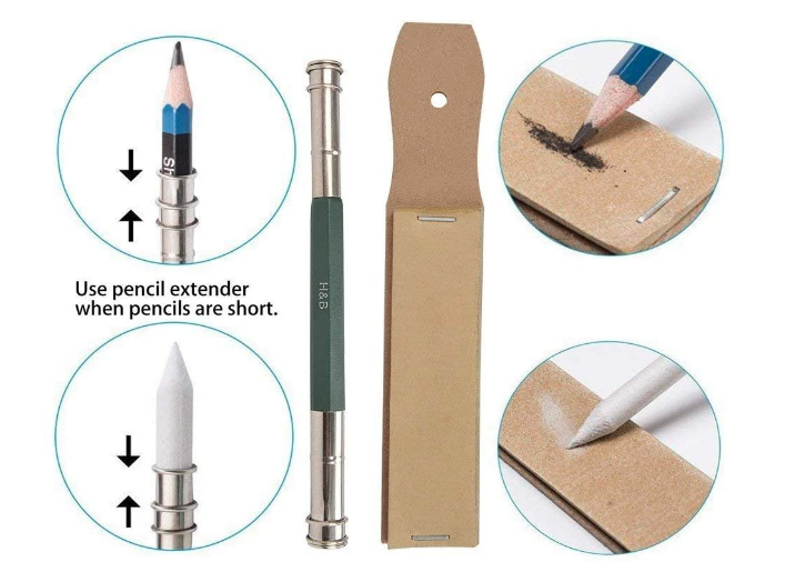 H & B 48 pcs Drawing Pencils Kit，Sketch pencils Set – H&B
