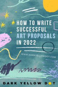 how to write an art proposal